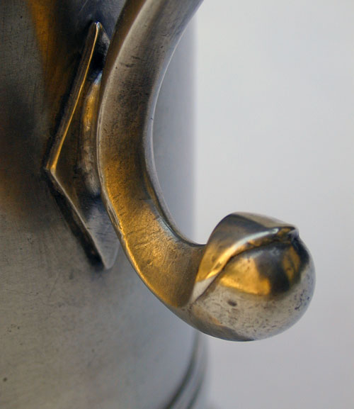 A Pewter Export Flagon by William Charsley