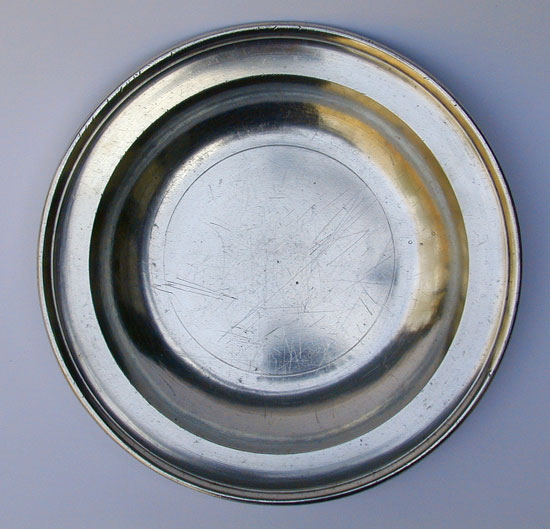 A Very Fine Compton Pewter Soup Plate
