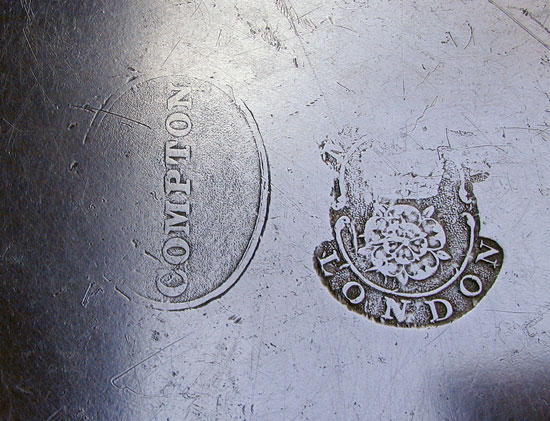 A Very Fine Compton Pewter Soup Plate