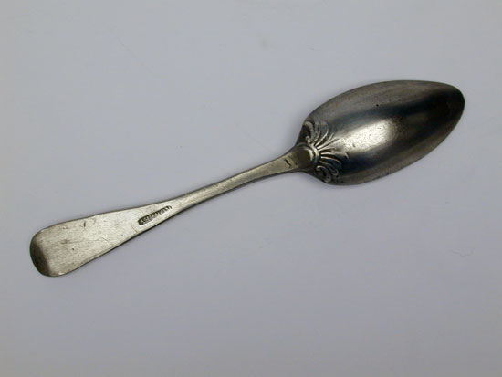 A Pewter Tablespoon by Sarah Rowley