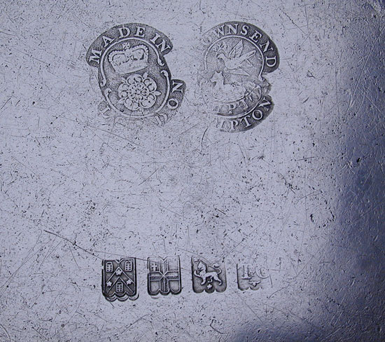 A Pewter Soup Plate by Townsend & Compton