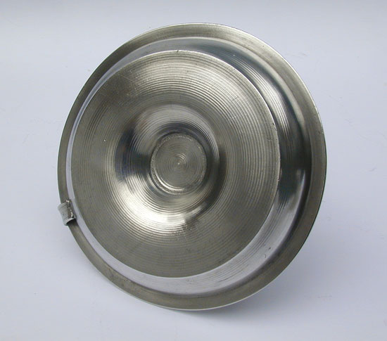 An Unmarked Pewter Chamberstick Possibly by the Boardmans