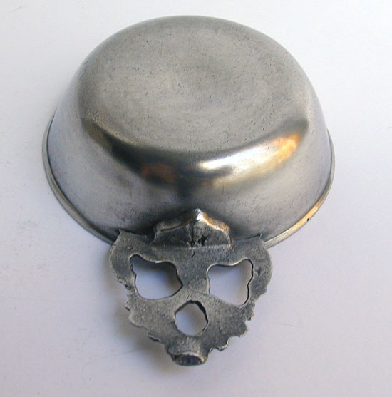 Unmarked Richard Lee Pewter Taster Porringer 2