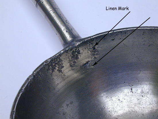 A Scarce Unmarked Richard Lee Pewter Ladle
