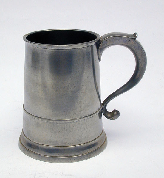 A Super Condition Bush & Co Quart Pewter Export Mug