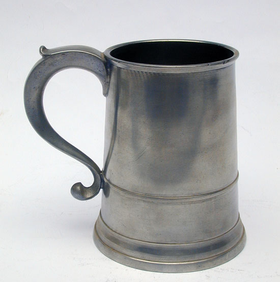 A Super Condition Bush & Co Quart Pewter Export Mug