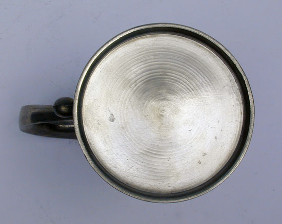A Super Condition Bush & Co Quart Pewter Export Mug