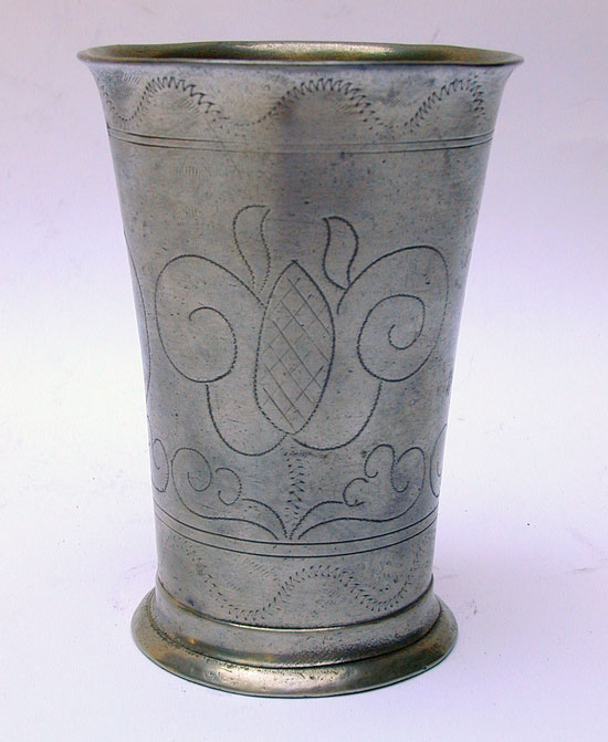 A Wriggle Work Engraved Dutch Beaker 