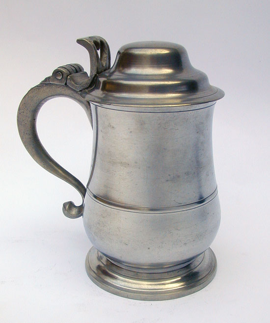 A Near Mint Pewter Export Tankard by Allen Bright 