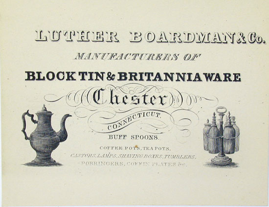A Luther Boardman Trade Card 