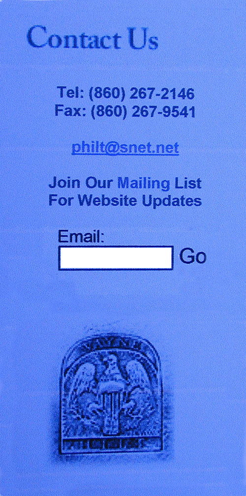 Receive Our Email Website Updates!