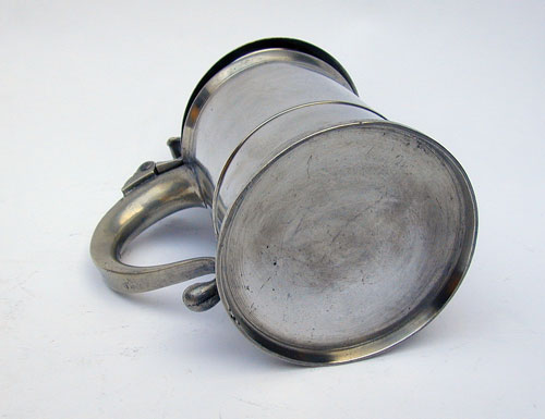 A Quart Pewter Export Tankard by William Eddon