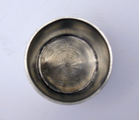 A Miniature New England Pewter Beaker