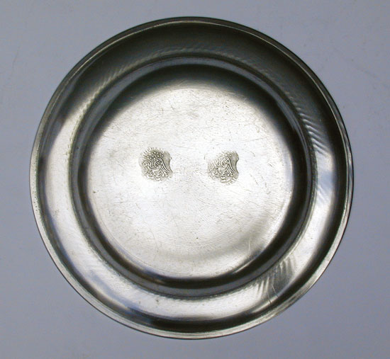 A Pristine Pewter Plate by William Danforth