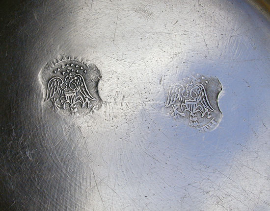 A Pristine Pewter Plate by William Danforth