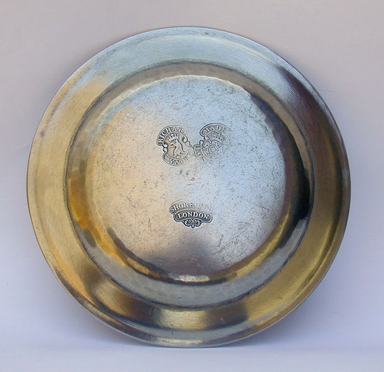 An Export Pewter Plate by Richard Yates