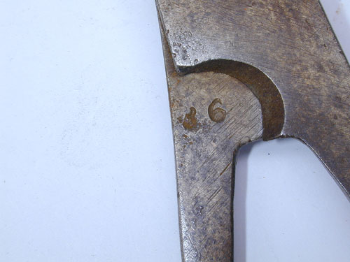 An Iron Single Cavity Bullet Mold
