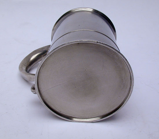 An Unmarked American Pewter Mug Attributed to William Calder