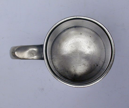 An Unmarked American Pewter Mug Attributed to William Calder