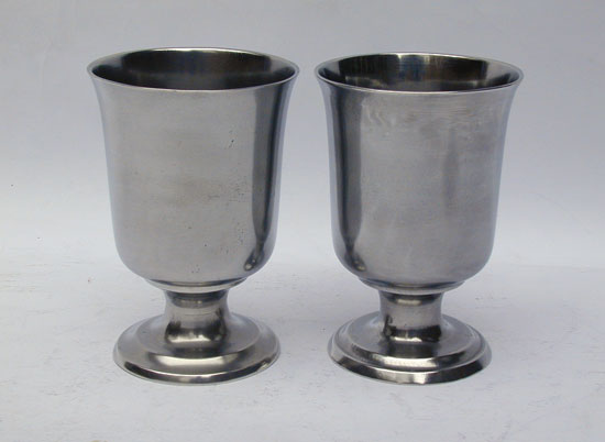 A Pair of Unmarked Boardman Short Chalices
