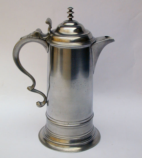 An Unmarked Boardman Flagon with Triple Tiered Finial