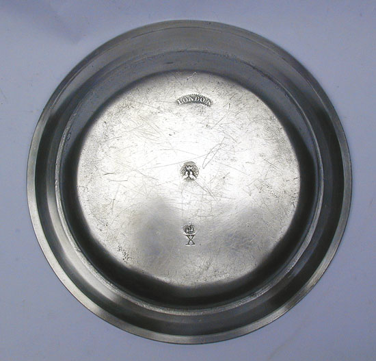 A Pewter Plate by 