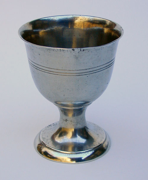 Small Unmarked Pewter Cup