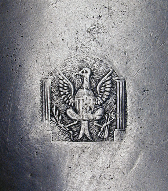 An Eagle Marked Nathaniel Austin Pewter Basin