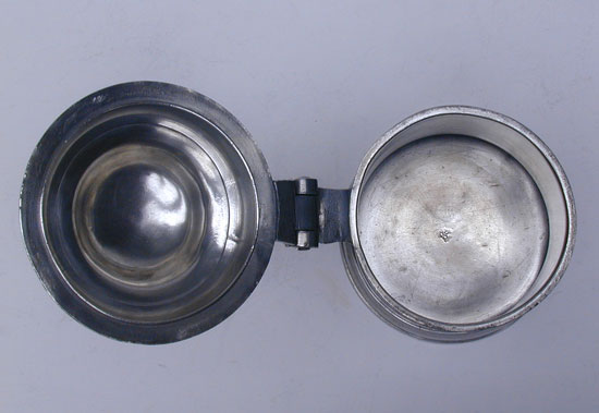 A Quart Pewter Export Tankard by William Charsley