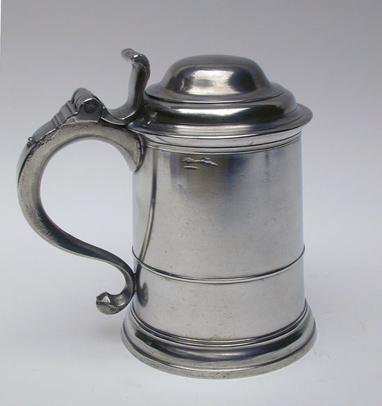 Another Quart Pewter Export Tankard by Thomas Swanson (TS)