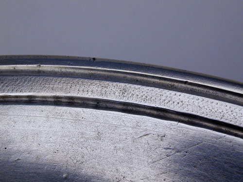 An Unmarked Trask Pewter Communion Plate