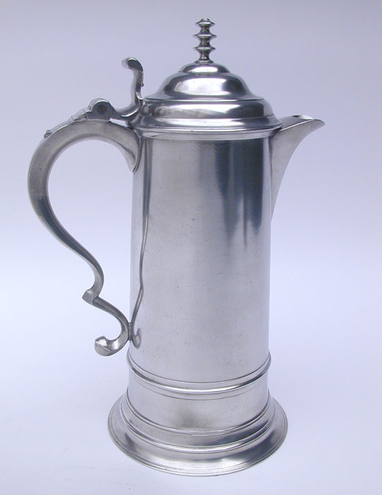 A Three Piece Pewter Communion Set by Boardman