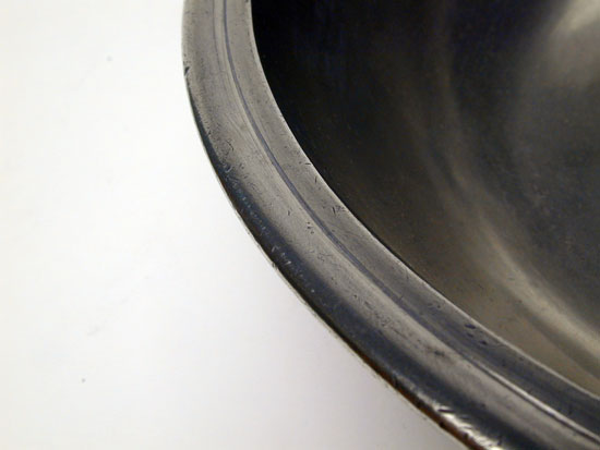 An Unmarked New England Pewter Basin