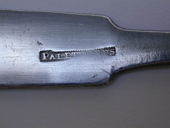 A John Palethorp Pewter Ladle