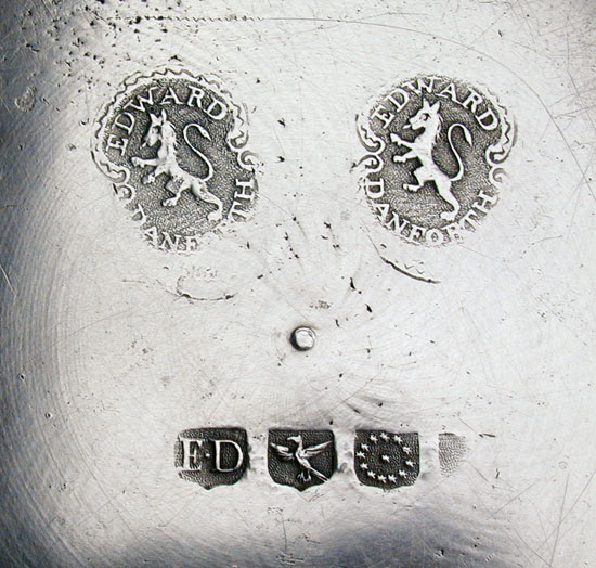 Pewter Plate by Edward Danforth