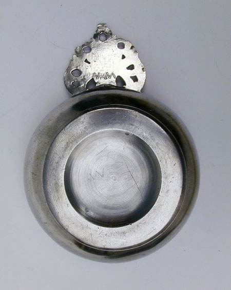 A Scarce WN New England Initial Handled Porringer