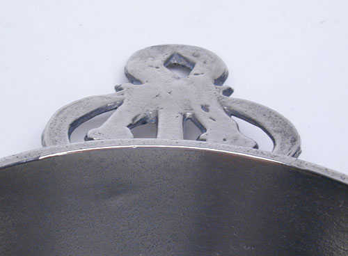 An Unmarked  Boardman Coronet Handle Porringer