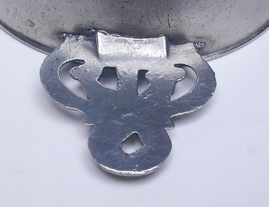 An Unmarked  Boardman Coronet Handle Porringer