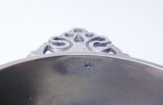 An Unmarked Old English Handle Basin Bowl Porringer