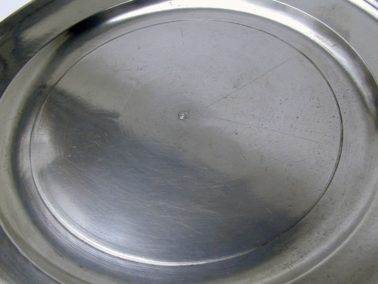 A Near Mint 7 7/8 Pewter Plate by Edward Danforth