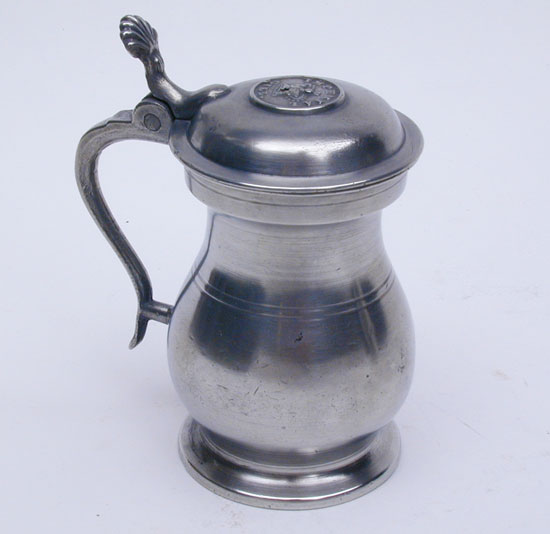 A Scottish Glasgow Gill Pewter Measure