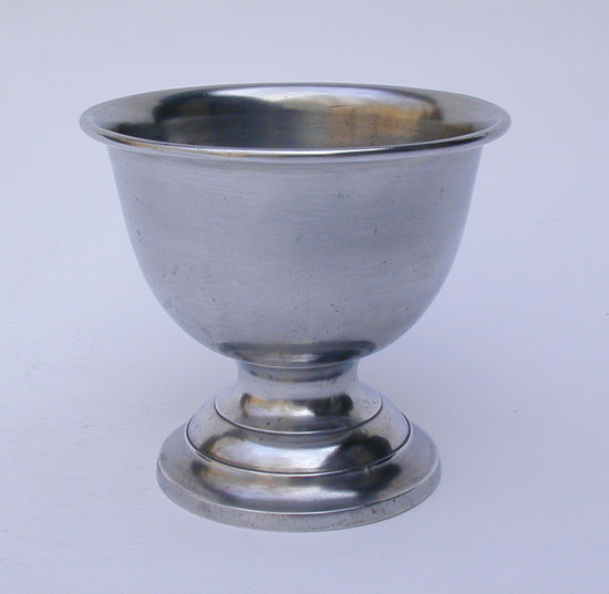 An Unmarked Pewter Slop Bowl