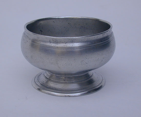 An 18th Century Salt With Bulbous Cup