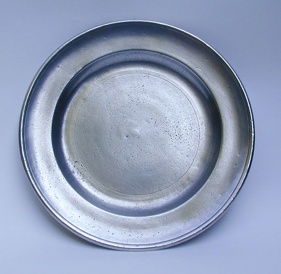 A Pewter Plate by Blakslee Barns