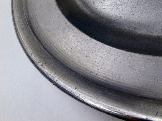 An Export  Pewter Plate by Robert & Thomas Porteous
