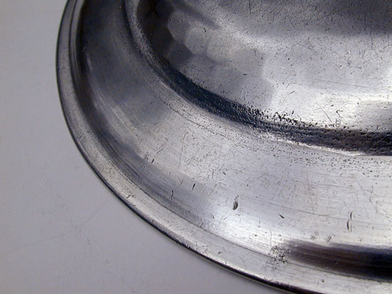 An Export  Pewter Plate by Robert & Thomas Porteous