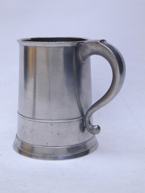 A Quart Boardman Pewter Mug Used as a Measure