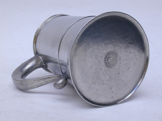 A Quart Boardman Pewter Mug Used as a Measure