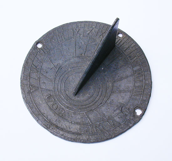 A 4 1/2 American Sundial Dated 1762