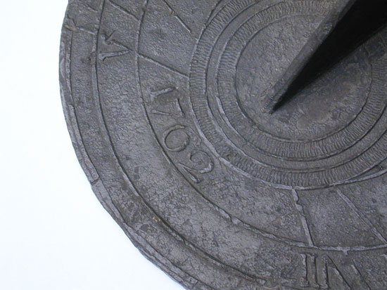 A 4 1/2 American Sundial Dated 1762
